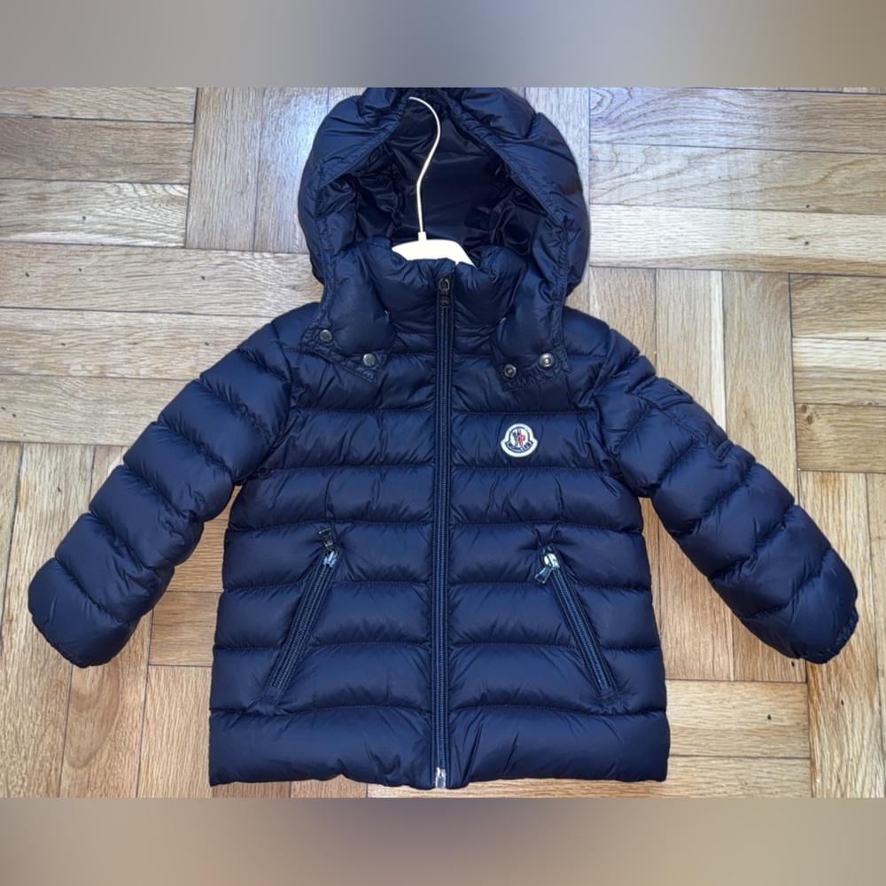 Moncler Kids Navy Puffer Jacket